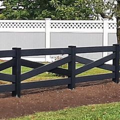 PVC fencing