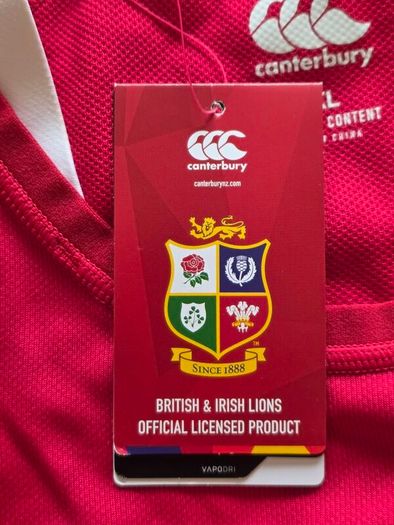 Lions Rugby Men's Canterbury Jersey Size 4XL xxxxl