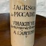 Vintage French Vinegar Stoneware Bornier Bottle. Image 6