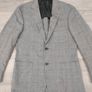Gritti By Ermenegildo Zegna Linen Wool Silk Blend Half Lined Blazer Jacket Mens 50R Image 2