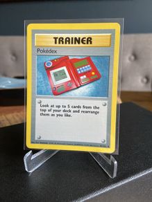 Pokemon Base set 4th print Pokedex 87/102 Near Mint Condition