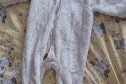 White baby pramsuit