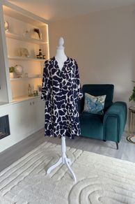 Ladies Navy & White Dress from DBT