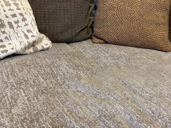 Leather Sofa pillow back