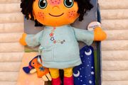 Moon and Me Goodnight Pepi Nana Talking Plush Doll Toy Cbeebies Hasbro approx. 38 cm. Please see photos