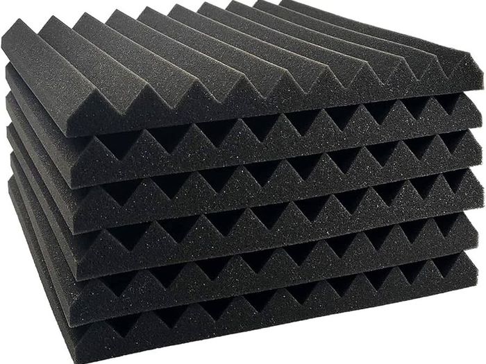 NEW SALE | 12-Pack Acoustic Foam Panels, 1" X 12" X 12" Studio Soundproof Wedge
