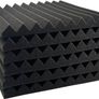 NEW SALE | 12-Pack Acoustic Foam Panels, 1" X 12" X 12" Studio Soundproof Wedge Image 5