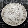 1875  M-BN Italy  5 Lire - Victor Emmanuel II Silver coin Image 4