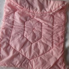 Vintage 1970s Pink Baby Pram /Cot Quilt