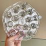 Mid Century Georgshutte Tea Warmer, Ice Glass Pot Stand Image 7