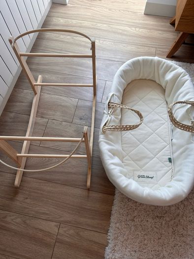 Moses basket and rocker (New)