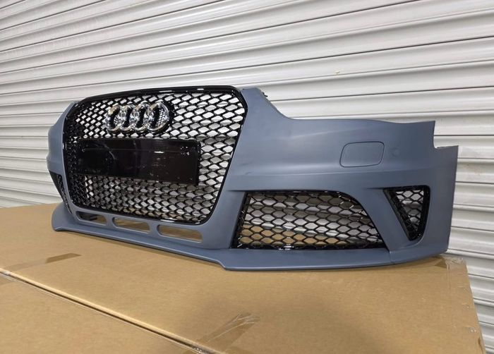 Rs4 Style Front Bumper for A4 B8.5 S4 Audi Honeycomb Grill