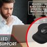Mouse Mat Black Anti-slip Comfort Mouse Pad Mat With Gel Foam Rest Wrist Support For Pc Laptop - Compatible With Laser And Optical Mice Image 5