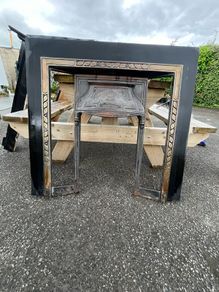 Cast iron fire
