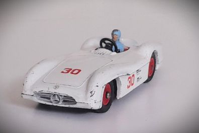 Diecast Vintage Dinky Toys Mercedes-Benz Racing Car - Fair to Good Original Condition/No Box