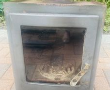 Insert fire stove and surround