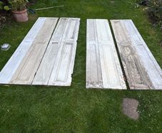 Two pairs of matching Victorian shutters