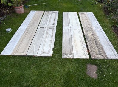 Two pairs of matching Victorian shutters
