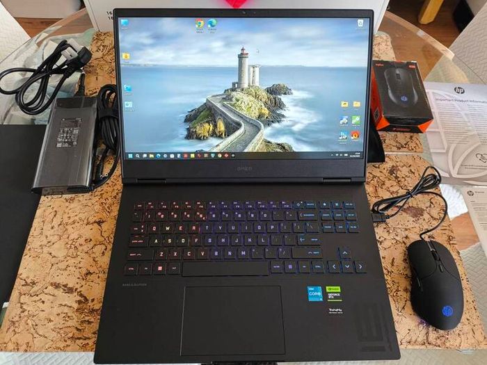 Brand New Gaming Laptop Hp Omen Intel i5 13420H 8/12 RTX4050 6GB 120W GDDR7 16GB DDR5 5600mhz 512GB NVMe PCIE 4.0 16.1" 1080p 144hz Ips 250nits Win11 RGB