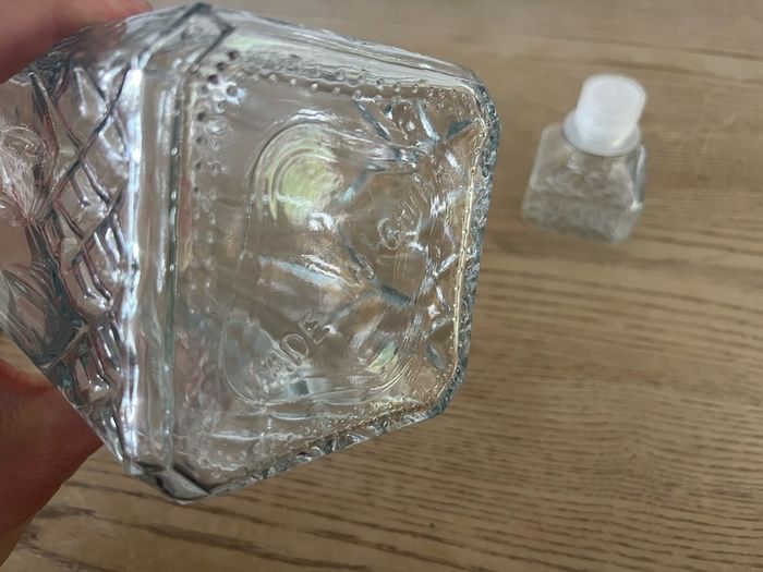Crystal glasses and decanter