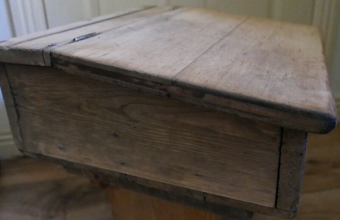 Antique  School Desk, Wooden Writing Slope