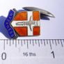 Vintage Sterling Silver Enamel Inverness Scotland Travel Shield Crest 3,8g Image 6