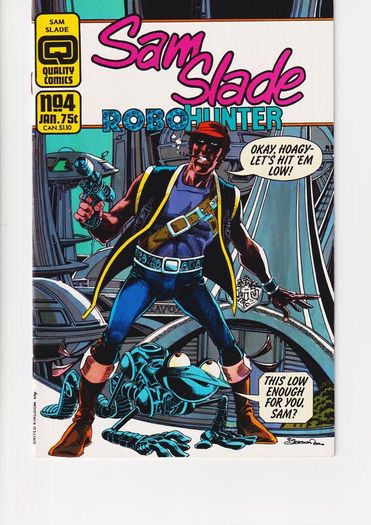 Sam Slade Robo Hunter #4 The Filby Case 1987 Quality Comic