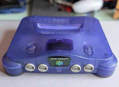Nintendo 64 Funtastic PAL Console Only - Grape Purple