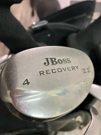 golf bag and clubs