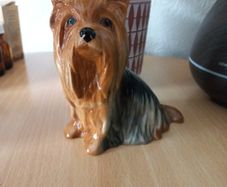 Vintage SylvaC Yorkshire Terrier Figurine, Model 5027, Made in England
