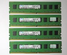 16GB (4x 4GB) PC4-17000 DDR4-2133 Samsung RAM desktop memory kit