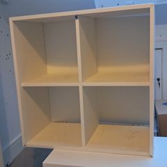2 cube bookcases