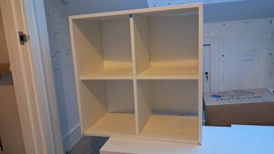 2 cube bookcases