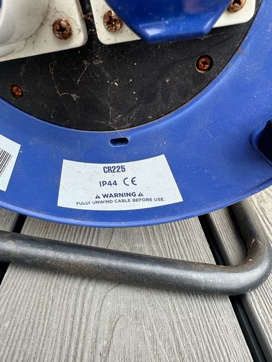 Safeline Blue Artic Cable Reel With 16 Amp Plug - 25Metre