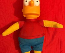 Vintage Bart Simpson plush
