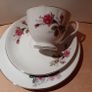 Vintage china tea cup saucer and plate Image 5