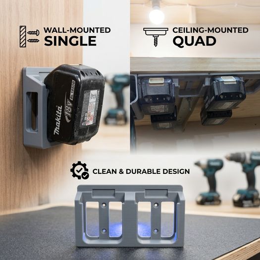 Makita Battery Rack 18v