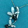 925 silver Flower pendant set Image 5