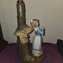 Vintage Tengra Porcelain Lamp - Fully Working Image 4