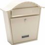 Classic Wall Mounted Galvanised Steel Lockable Weatherproof Post Box 36x37x13cm (MULTIPLE COLOURS AVAILABLE) Image 6