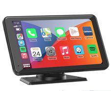 Wireless CarPlay Android Auto Screen - Car Stereo 7" HD Touchscreen