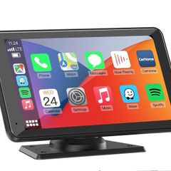 Wireless CarPlay Android Auto Screen - Car Stereo 7" HD Touchscreen