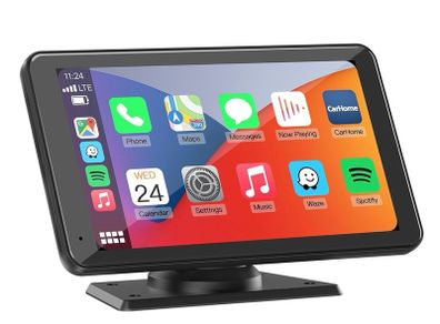 Wireless CarPlay Android Auto Screen - Car Stereo 7" HD Touchscreen