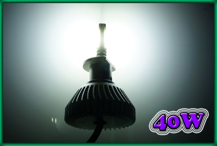 Led Headlight, Foglight Bulbs 40w 6000k Very Bright - H1, H4, H7, H8, H11, 9005, 9006