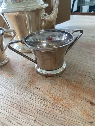 REDUCED! vintage silver plated tea set