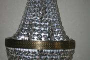 Vintage Large chandelier cut glass Chrome Wall Lights