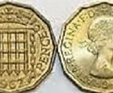 Old British pre decimal threepences