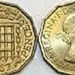 Old British pre decimal threepences