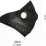 Plague Doctor Mask Black Leather Long Nose Bird Beak Steampunk Masks Costume Props Image 5