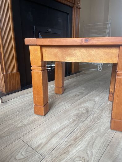 wooden side table
